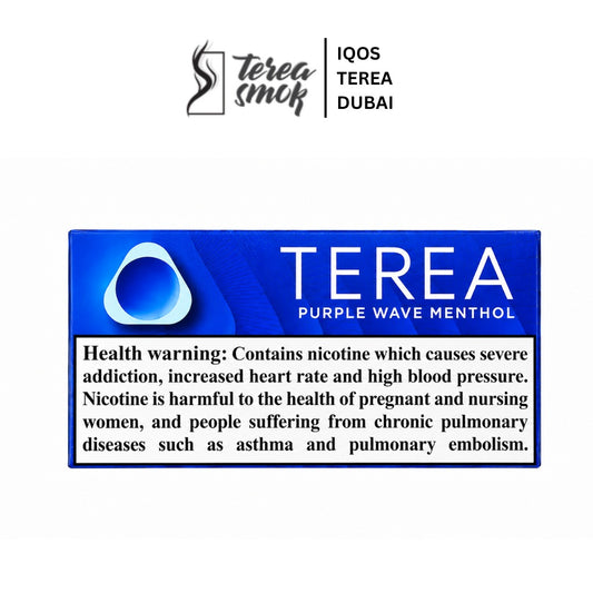 IQOS TEREA Purple Wave Menthol Italy in Dubai UAE